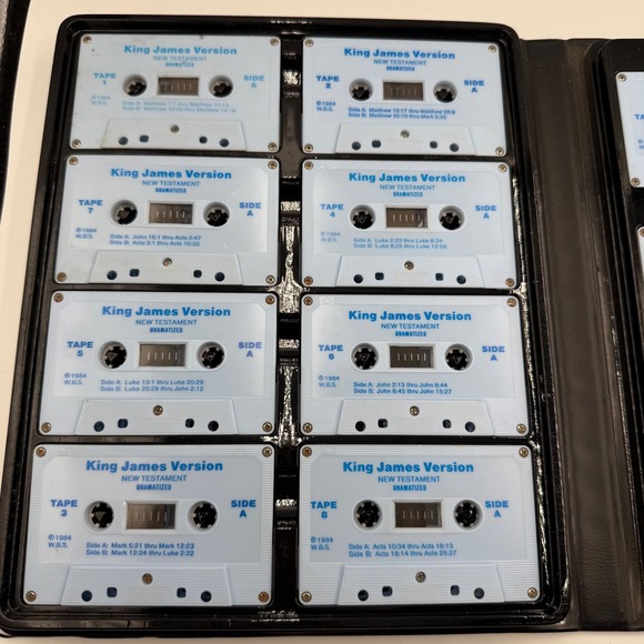King James New Testament Dramatized In Living Sound Audio Bible Cassettes - Picture 5 of 7
